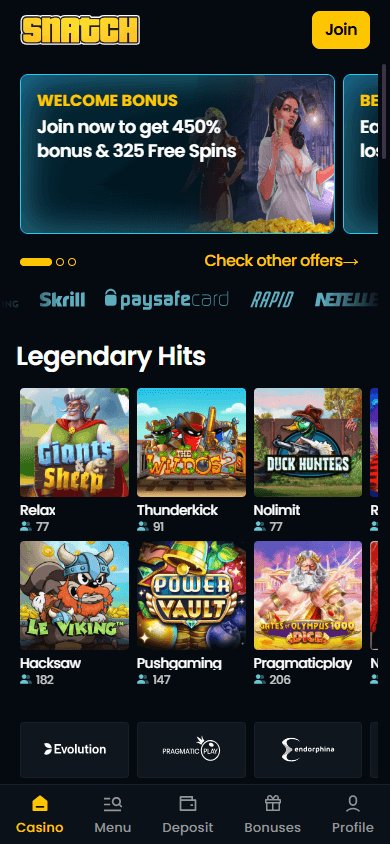 Snatch casino bonus code, snatch casino promo code